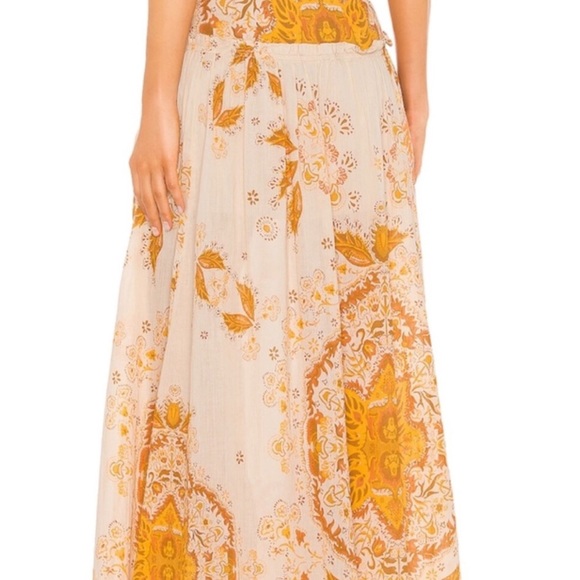 🆕Free People | Drop Waist Long Skirt Sz 4 NWT - Picture 4 of 9